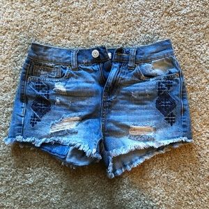Cute Embroidered Booty Shorts
